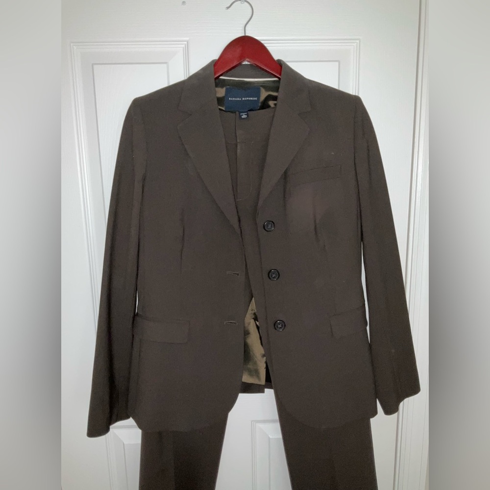 Banana Republic Brown Suit